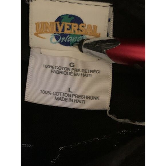 VTG Y2K Universal Studios Spider-man Double Sided Black T Shirt Size L Amazing - Picture 7 of 7